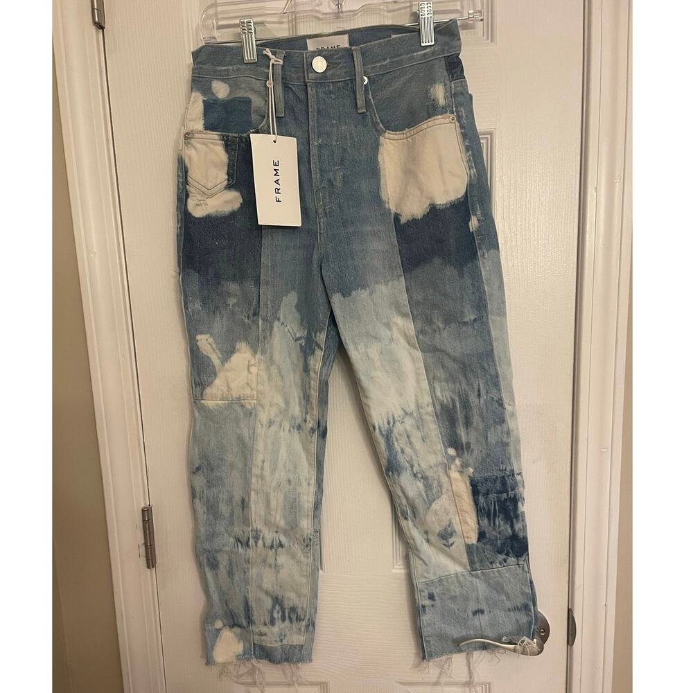 FRAME Le Original Patchwork Design Denim Jeans, A60